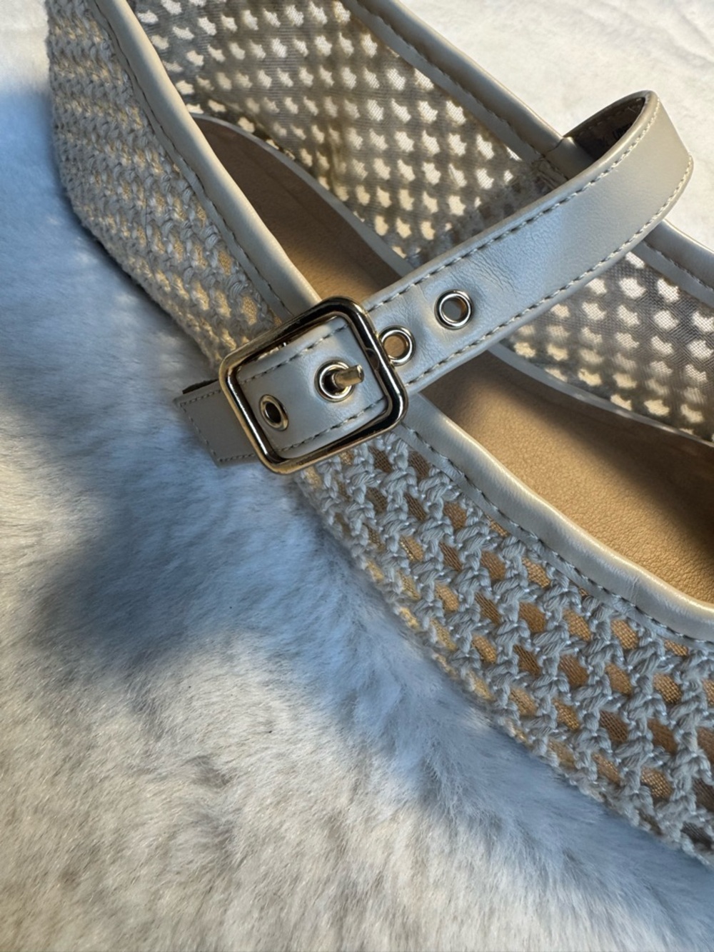 Universal Thread Cream Women’s  Mary Jane Flats Size 8.5 - Picture 7 of 7